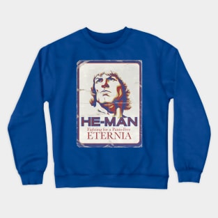 He-Man (distressed poster) Crewneck Sweatshirt